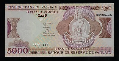 Vanuatu 5000  Vatu  2006   P-12 Unc • $85