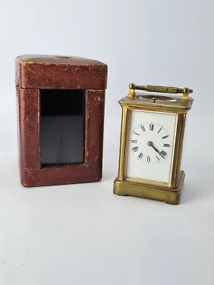£380 • Buy Antique Mid Size Brass Case Repeat 4 Glass Carriage Clock 