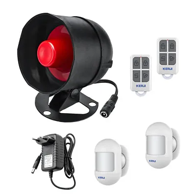 Wireless Home Alarm Security System Loud Siren Speaker Standalone Garage Alarm • $35.97