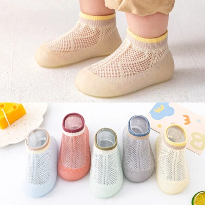 £5.41 • Buy Kids Baby Girls Boys Toddler Anti-slip Slippers Socks Shoes Breathable Summer