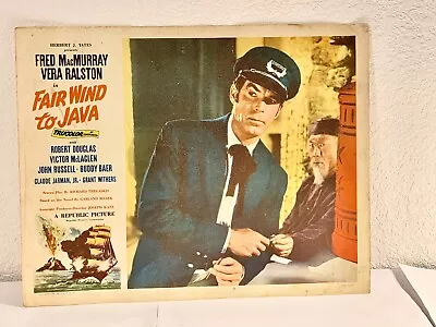 Fairwind To Java Lobby Card Fred Mcmurray Vera Ralston Robert Douglas Victor • $14.99