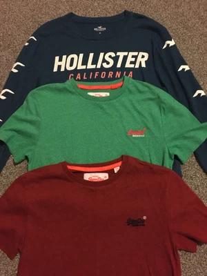 £10 • Buy Boys Tshirts Hollister& Superdry ( Size XS)