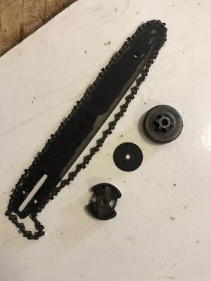 £19.95 • Buy McCulloch Mac 335 Petrol Chainsaw Bar Chain And Clutch Job Lot