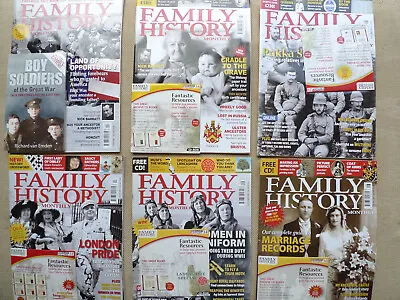 Family History Monthly Magazine 2007 (6 Mags) • £15