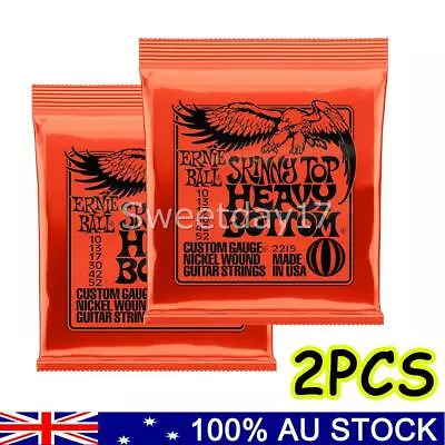 2X Ernie Ball 2215 Skinny Top Heavy Bottom 10-52 Slinky Strings *BRAND NEW* • $15.37