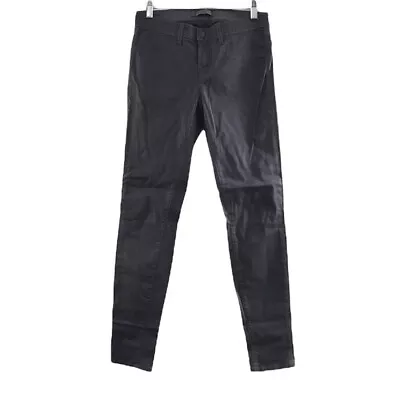 J Brand Leggings Coated Gray Super Skinny Jeans Womens 27 Cotton Blend • $24.31