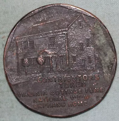 Rare Contributors Token Virginia Cottage Fund National V.f.w. Orphans Home • $6.99