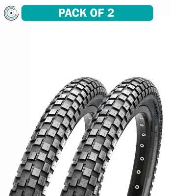 Pack Of 2 Maxxis Holy Roller Tire 26 X 2.2 Single Compound Steel Bead Black • $72