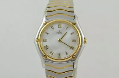 Ebel Sport Classique 28MM Steel/Gold 183908 Pretty Quartz Vintage RAR Mother • £651.22