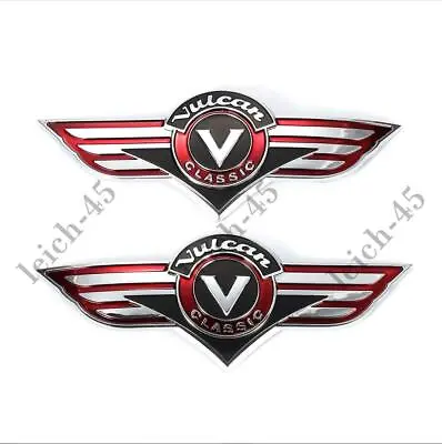 Abs Motorcycle Fuel Tank Emblem Decals Badge Sticker For Vulcan CLASSIC Kawasaki • $18.72