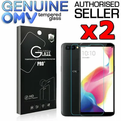 2 X GENUINE Tempered Glass Screen Protector Film For Oppo A57 A73 R11 R11S Plus • $1.45