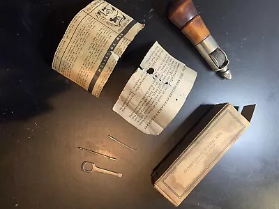 Vintage C. A. Myers Co. Combination Sewing Awl Complete With Box & Instructions • $17.95