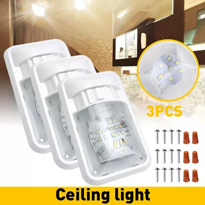 3pcs New RV Interior 24LED Ceiling Light Boat Camper Trailer Dome Lamp 12V 300LM • $27.99