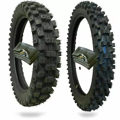 110/100/18 And 80/100-21 WIG Racing® Motocross Tires And Inner Tubes Combo • $124.81