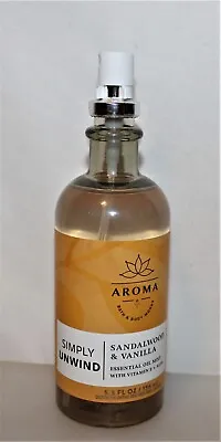 Bath & Body Works  Aroma Sandalwood & Vanilla  Essential Oil Mist 5.3 Oz. • $13.99