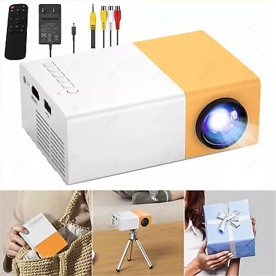 Portable Projector 1080P Mini LED Pico Video Projector For Home Theater Movie • $23.99
