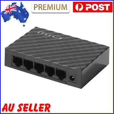 $21.24 • Buy 5 Port Gigabit Switch 10/100/1000Mbps RJ45 Desktop Ethernet Network Switch HU AU