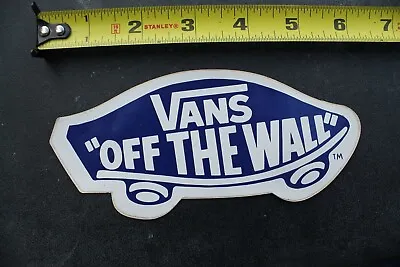 Vans Navy Blue Dogtown Original Van Duren Z29A Vintage Skateboarding STICKER • $17