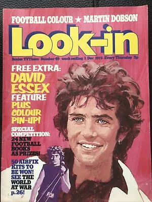 Look In Magazine 1 Dec 1973 #49     David Essex • £7.50