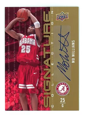 2009-10 Upper Deck Signature Collection Mo Williams Autograph #98 • $4.99