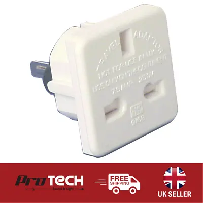 £5.79 • Buy UK Travel Adapter UK 3 Pin Plug To US USA 2 Pin America Australia Adaptor Travel