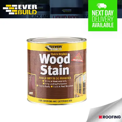 Everbuild Wood Stain 250ml 7 Colours **multi Buy Discount** • £9.49