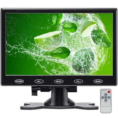 7 /9 /10  PC Screen LCD CCTV Monitor AV/RCA/VGA/HDMI 1080p For DSLR Raspberry Pi • $71.09