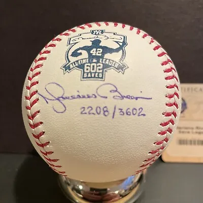 Mariano Rivera Hof Ny Yankee 602 Saves Signed Auto L/e Oml Baseball Steiner Case • $325