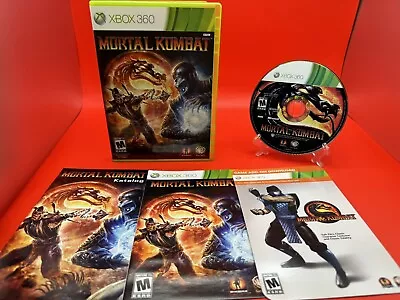 Xbox 360 Mortal Kombat (Microsoft Xbox 360 2011 Complete CIB With Code • $22.99