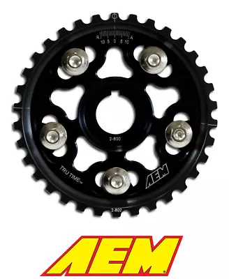 AEM 23-802BK Tru-Time Cam Gear For Honda / Acura B & H Series Engines - 5 Bolt • $112.95