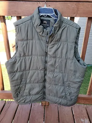 Drab Olive Green Khaki Bubble Vest Mens XXL Made By Weatherproof Company • $21.99