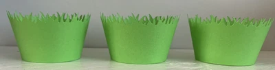 £2.49 • Buy 24 Pack Green Grass,Cupcake Case Wraps,wrapper,Easter,Birthday,Baby Shower