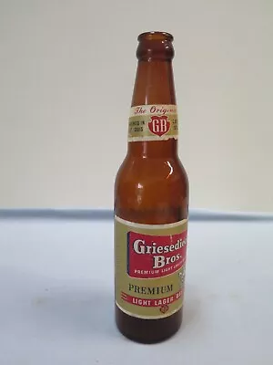 Vintage Griesedieck Beer Bottle With Labels Long Neck. • $5.99