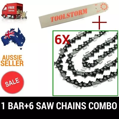 8  Chainsaw BAR & 6 CHAIN 4 OZITO 600W 200MM ELECTRIC CHAIN PRUNING SAW EJS-5520 • $89.99