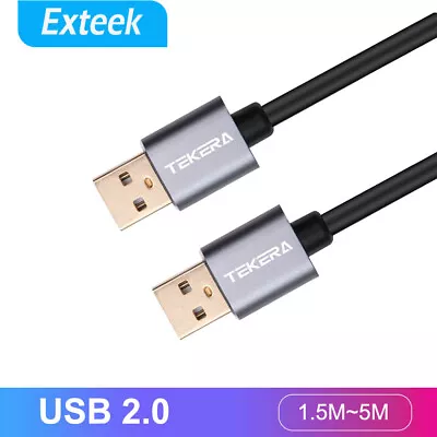 $4.70 • Buy High Speed USB 2.0 Data Extension Cable Type A Male To Male M-M Connection Cord