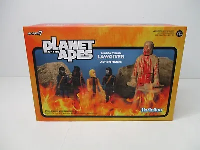 Super7 Planet Of The Apes Bloody Variant Lawgiver Statue Figure Reaction Misb • $19.90
