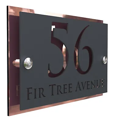 Door Sign House Numbers Laser Cut Custom House Numbers Address Plaques 3d • £8.99