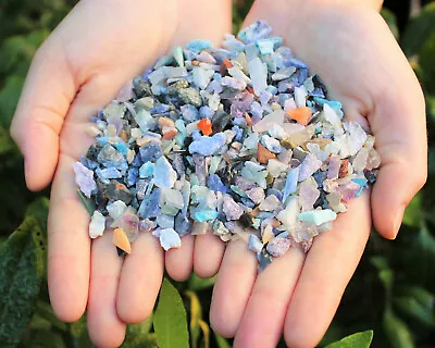 Rough Crystal Sand - Tiny Raw Gemstones Chips And Crystals (Bulk Crafters Lots) • $5.95