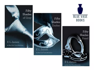 Fifty 50 Shades Of Grey Trilogy Book Set Series By E L James Paperback - GOOD • $7.50