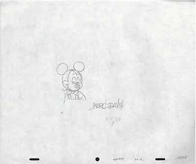 Mickey Mouse Chevy Lumina Original Production Draw Disney Signed Marc Davis M38 • $145