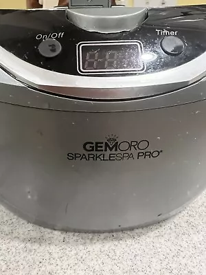 GEMORO Sparkle Spa Pro Personal Ultrasonic Compact Jewelry Cleaner #1791 • $19.97