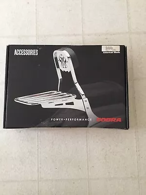 Cobra Vulcan 900 Standard Chrome Sissy Bar W/Pad 02-5468 • $199.99