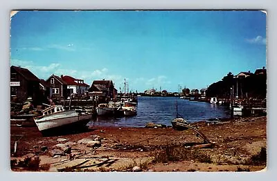 Menemsha MA-Massachusetts Martha's Vineyard Antique Vintage C1952 Postcard • $7.99