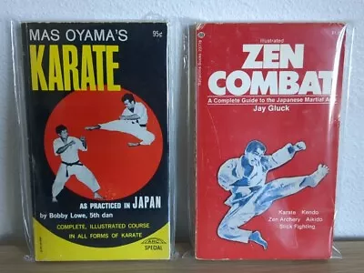 Bobby Lowe Mas Oyama Karate As Practiced In Japan 1964 + Zen Combat Gluck Lot • $35