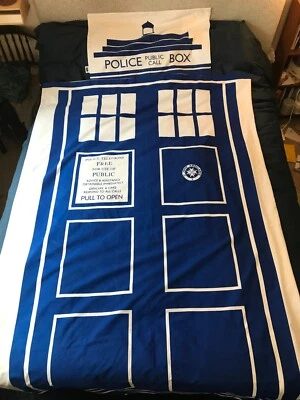 £5.99 • Buy Doctor Who Duvet & Pillow Case Set. Single Tardis. Kids Boys Girls. Official BBC