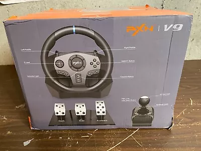 PXN V9 Steering Wheel & Pedals & Shifter For PC/PS3/PS4/SWITCH/XBOX 270/900° • $175