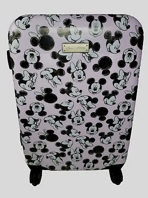 American Tourister Disney Minnie Mouse Pink Hardshell Luggage Suitcase Rolls  • $78