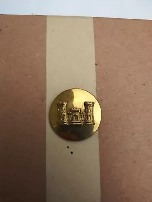 Vintage US Military Flat Brass Corps Of Engineers Branch Insignia • $4.99