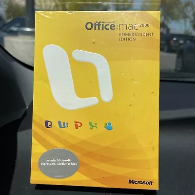 Microsoft MS Office Mac 2008 Home Student Edition - New - Sealed Box As Is • $21