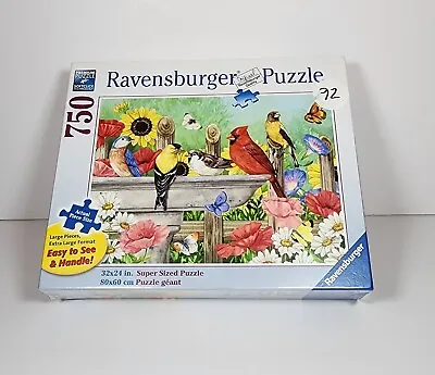 Ravensburger Puzzle 750 Pcs Bathing Birds Extra Large Format NEW SEALED • $22